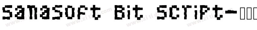 Sanasoft Bit Script字体转换